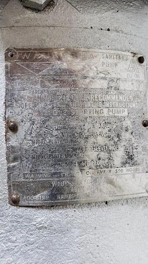 Used Waukesha 30 Sanitary Pump