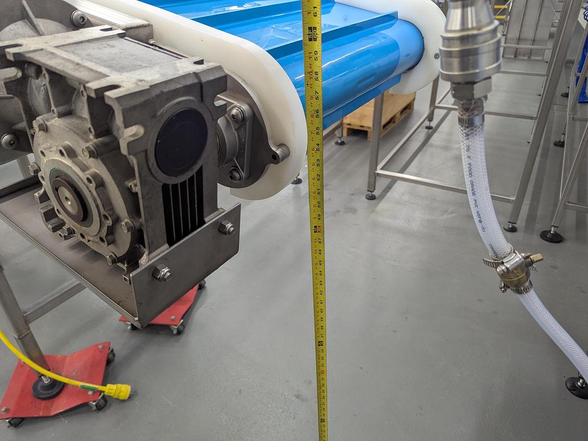 Used Infeed Dog Leg Conveyor