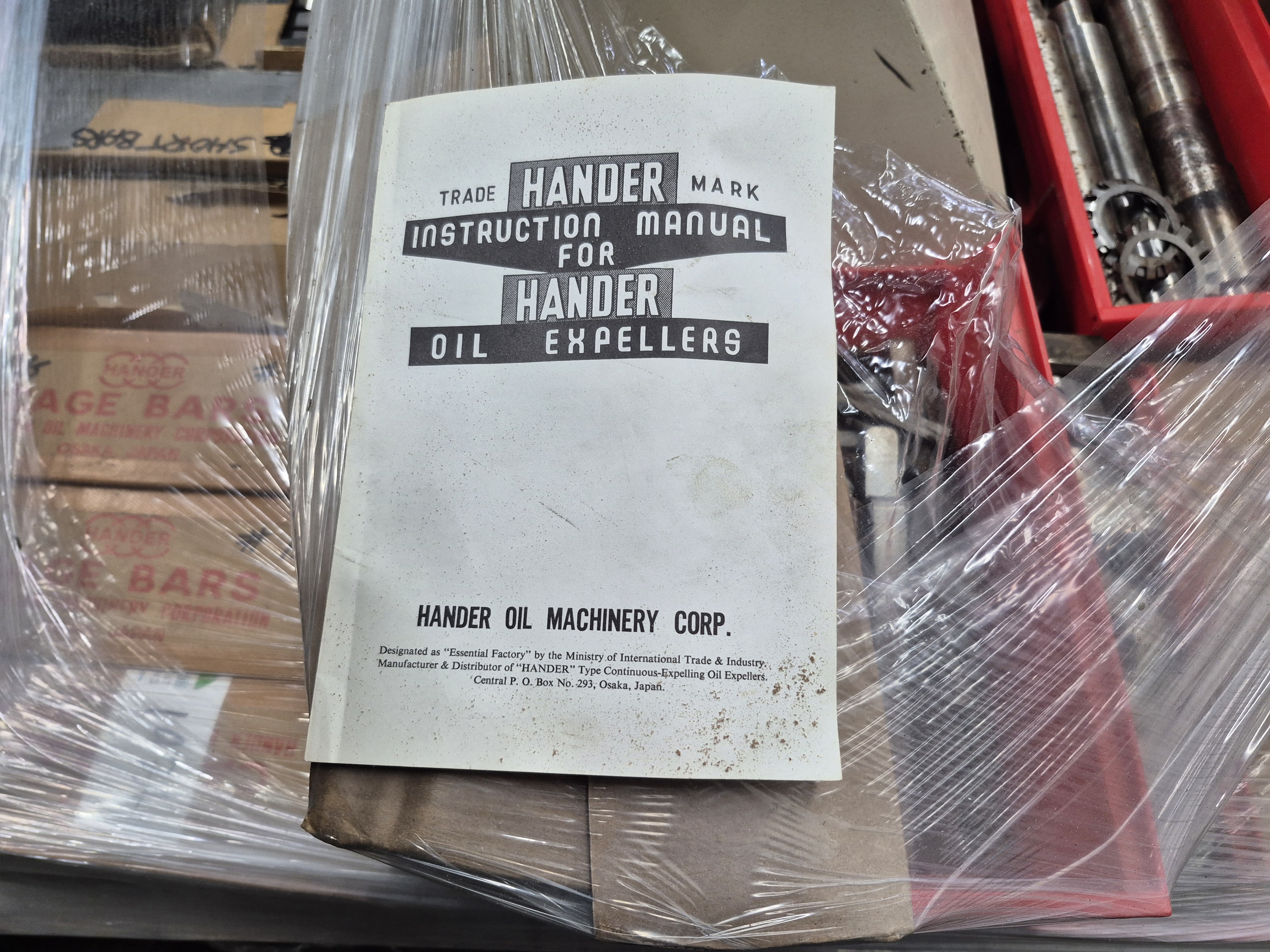 Used Hander Screw Press with Parts