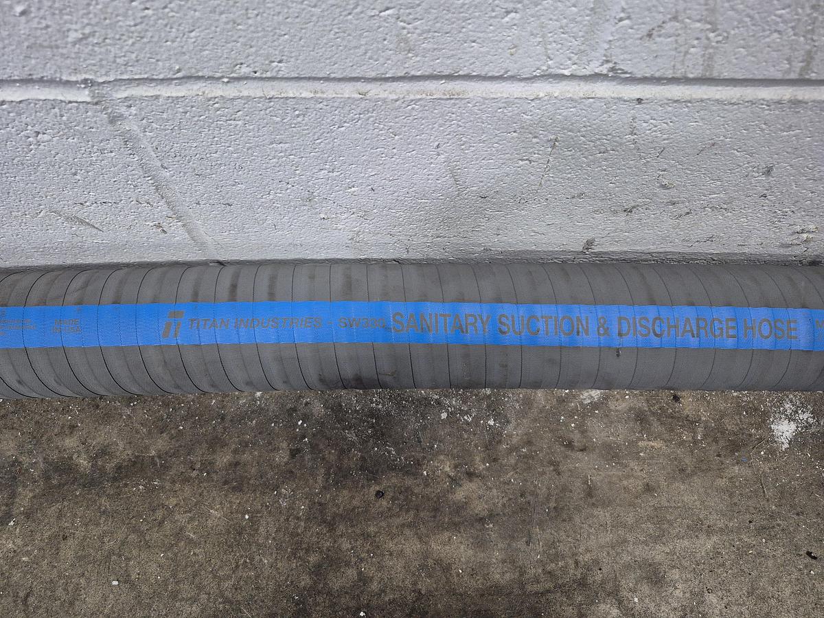 Used Titan Industries SW330 Sanitary Suction & Discharge Hose