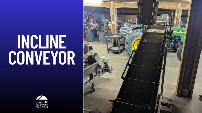 Used Mesh Belt Incline Conveyor