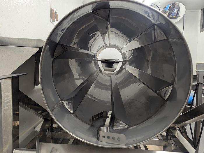 Used Seasoning Drum w/ Dry Ingredient Feeder