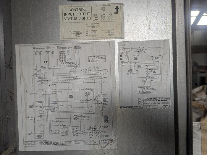Used Hobart HBA2G Double Rack Gas Oven