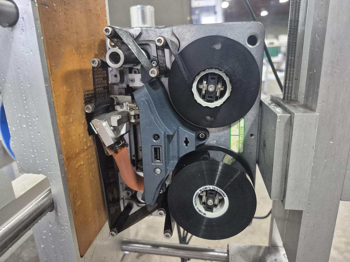 Used Aesus Eco Wrap Prism Labelling Machine