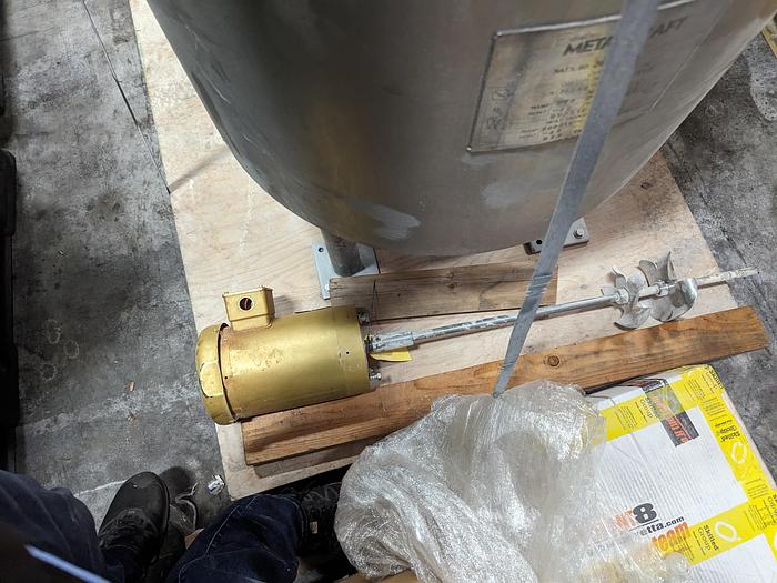 Used Custom Metalcraft Jacketed Mixing Tank
