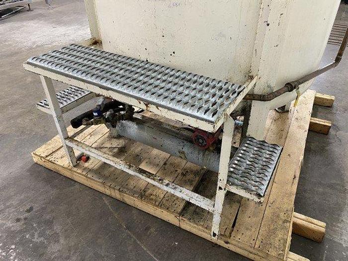 Used 350 Gallon Dish-Bottom Mixing Tank