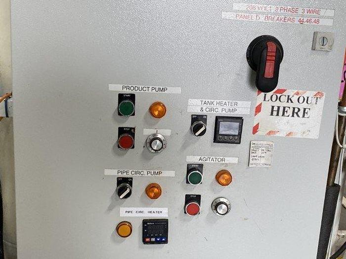 Used 350 Gallon Dish-Bottom Mixing Tank