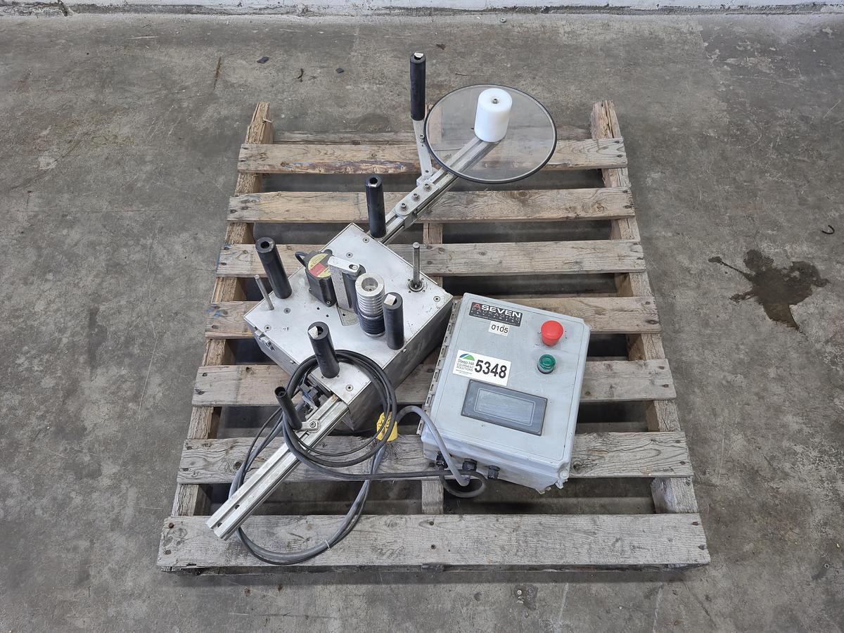 Used Industrial Modular Label Applicator and Control Enclosure