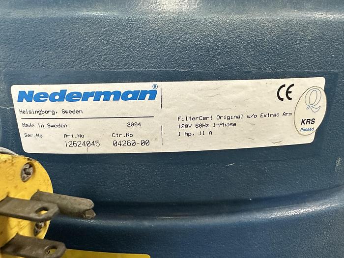 Used Nederman Fume Extractor