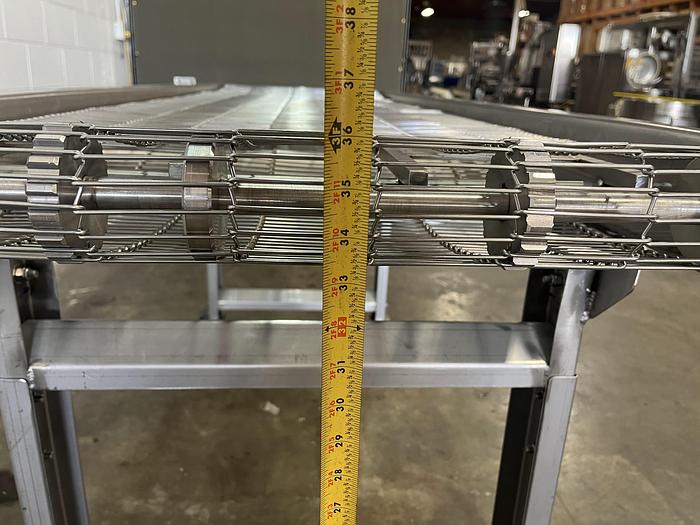 Used New Wave 6'L Wire Belt Conveyor