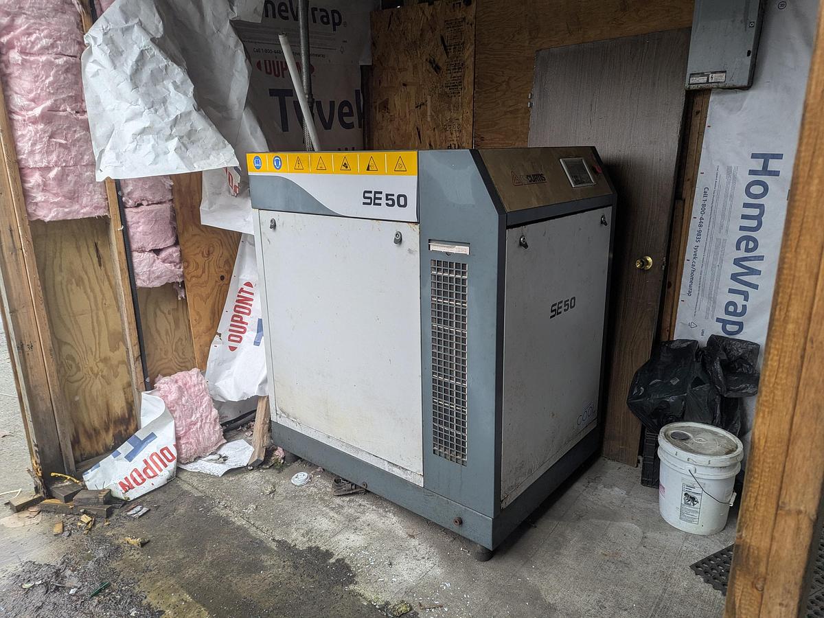 Used FS-Curtis SE 50 Industrial Rotary Screw Air Compressor 