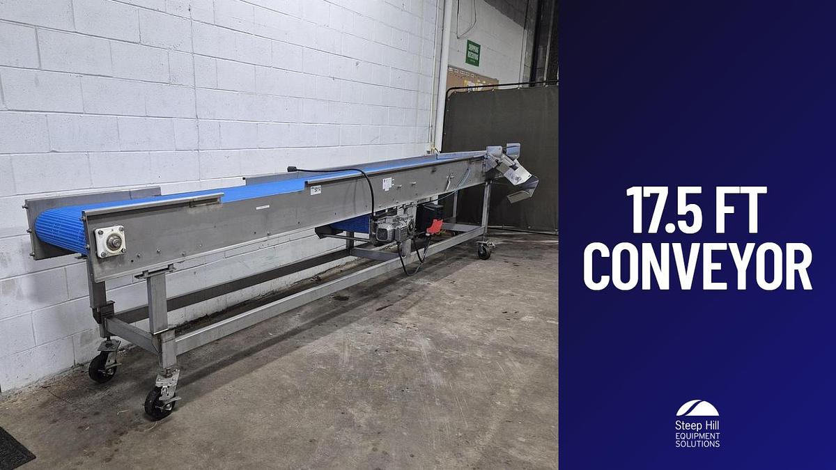 Used George A. Wright 17.5 Feet Conveyor