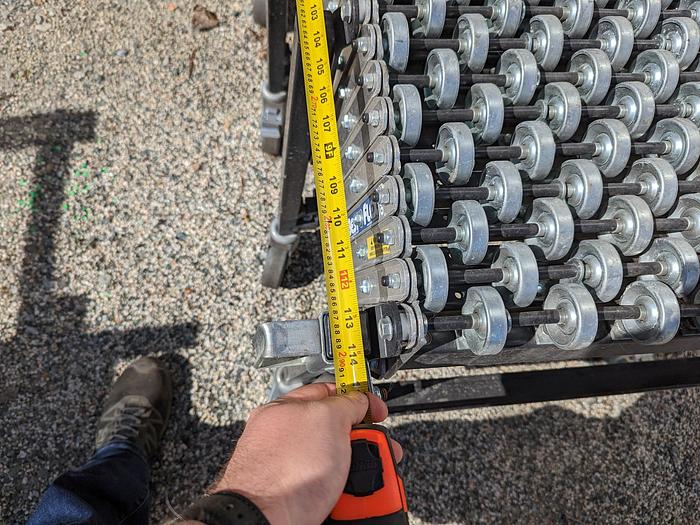 Used Best/Flex 200 Expandable Skatewheel Conveyor