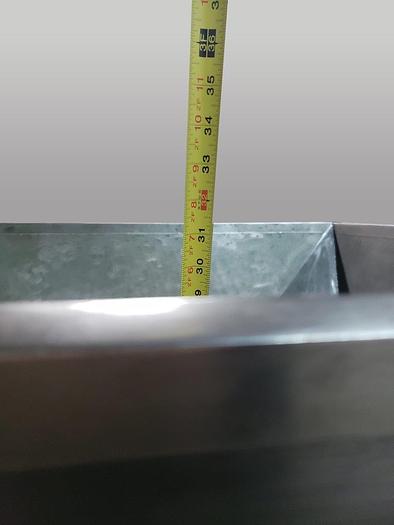 Used CMI Guillotine Hopper & Incline Conveyor