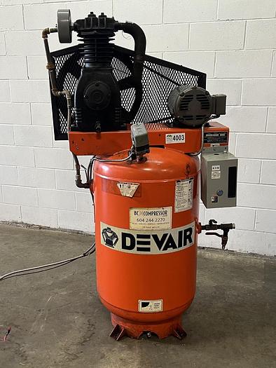 Used Devair Reciprocating Air Compressor & Pump