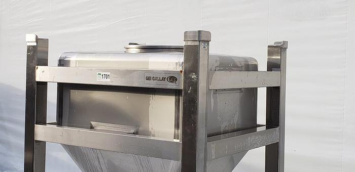 Used GEI Gallay Tote/Powder Tank