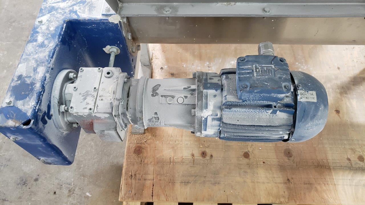 Used WAM Single Shaft Screw Feeder with Hopper