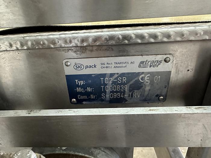 Used SIG Pack Transver 5' Conveyor