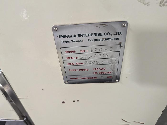 Used Shingda SD-920HE Horizontal Flow Wrapper