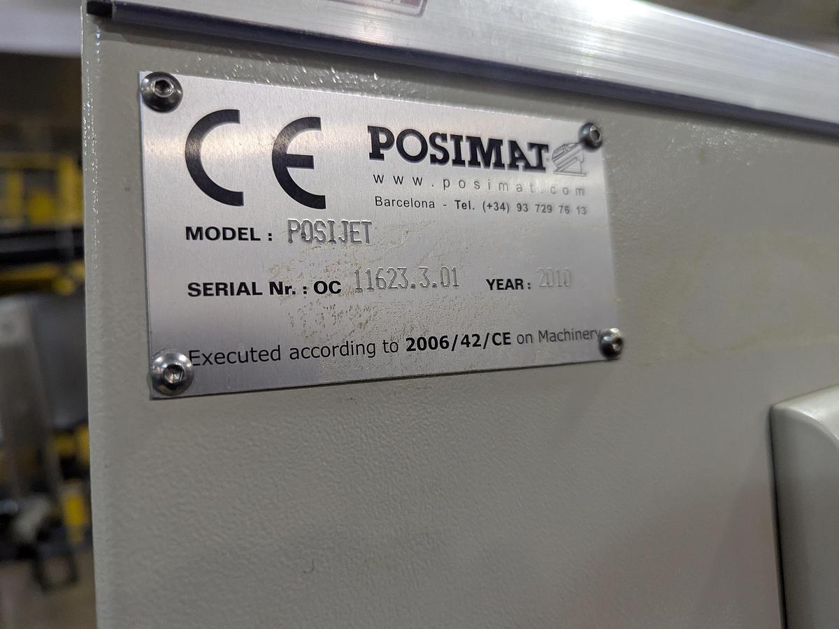 Used Posimat Bottle Silo and BI-N-35 Unscrambler