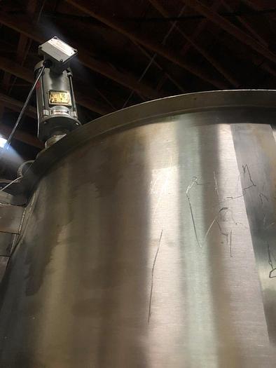Used 600 Gallon SS Jacketed Tank