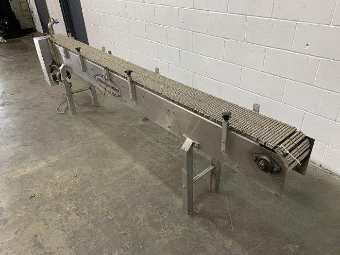 Used Benchmark LPB Roller Chain Conveyor