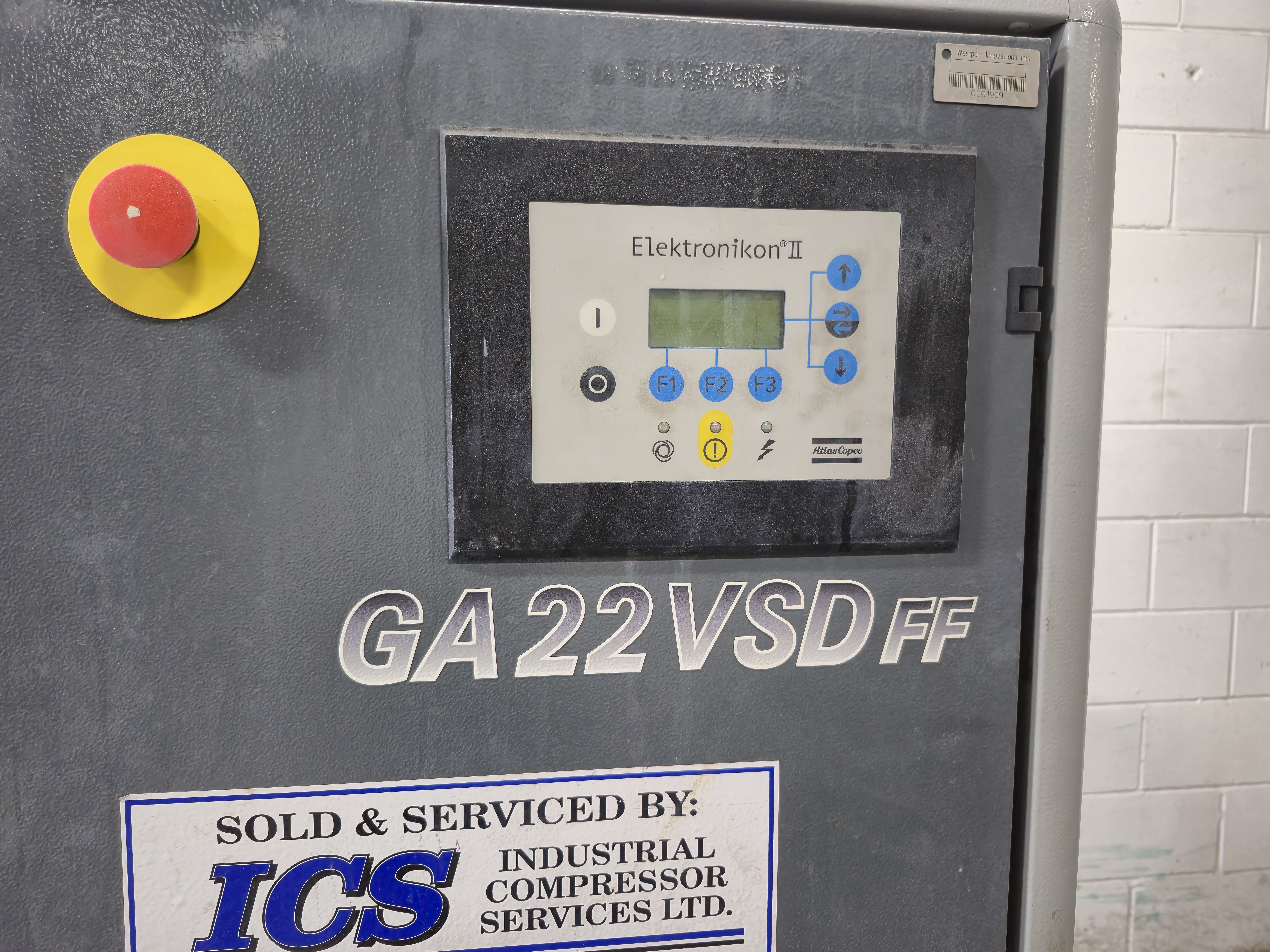 Used Atlas Copco GA22VSD Air Compressor