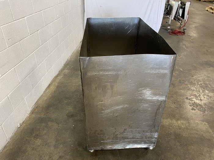 Used SS Mobile Storage Bin