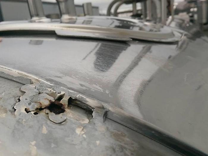 Used 500 Gallon Refrigerated Milk Tank with Agitation