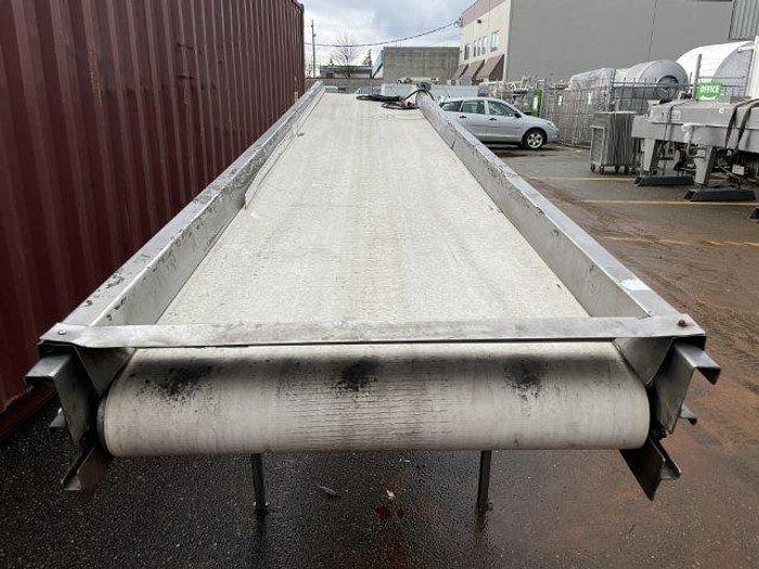Used 15'L Incline Conveyor
