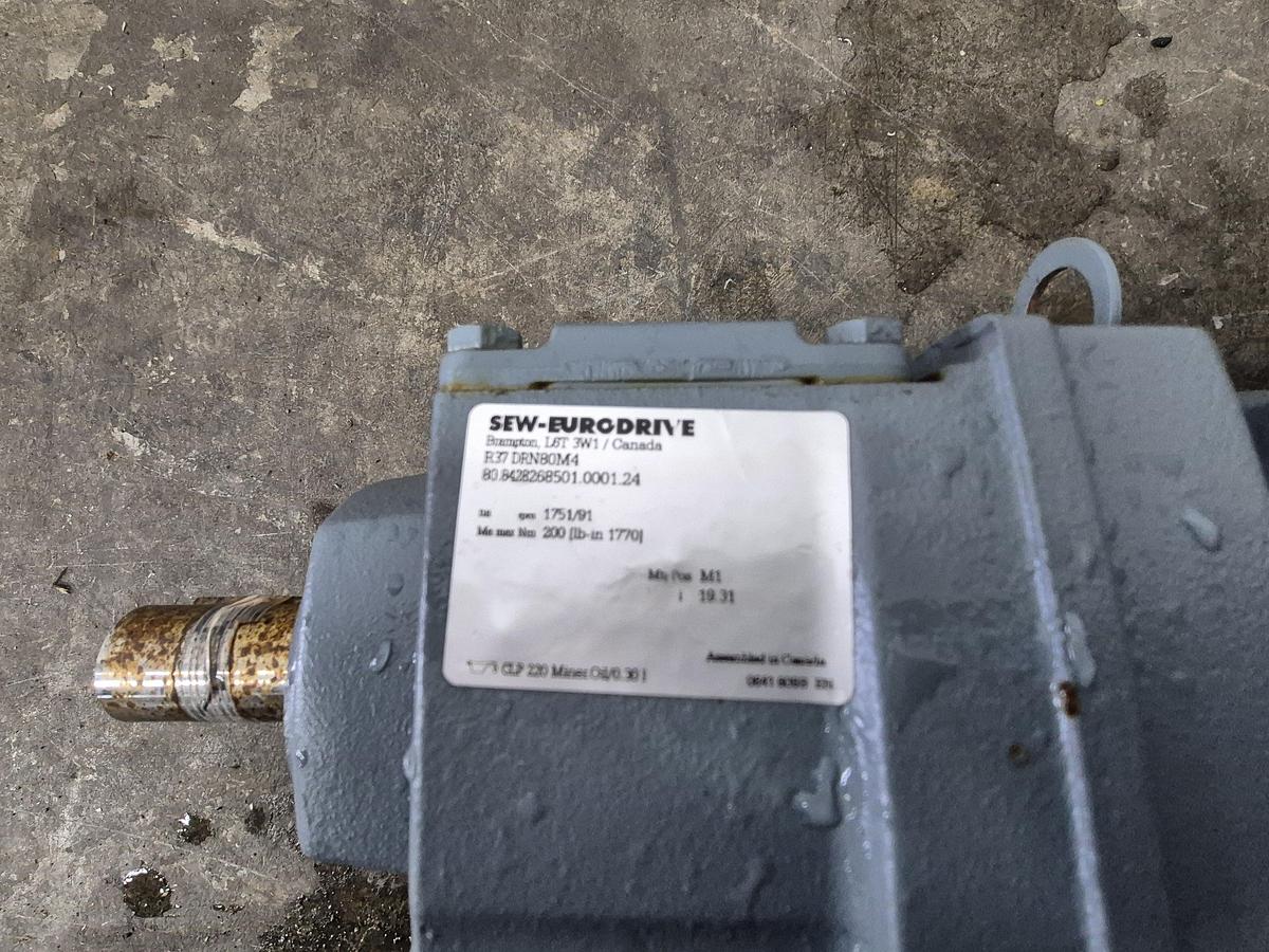 Used Sew-Eurodrive 1 HP Helical Gearmotor 