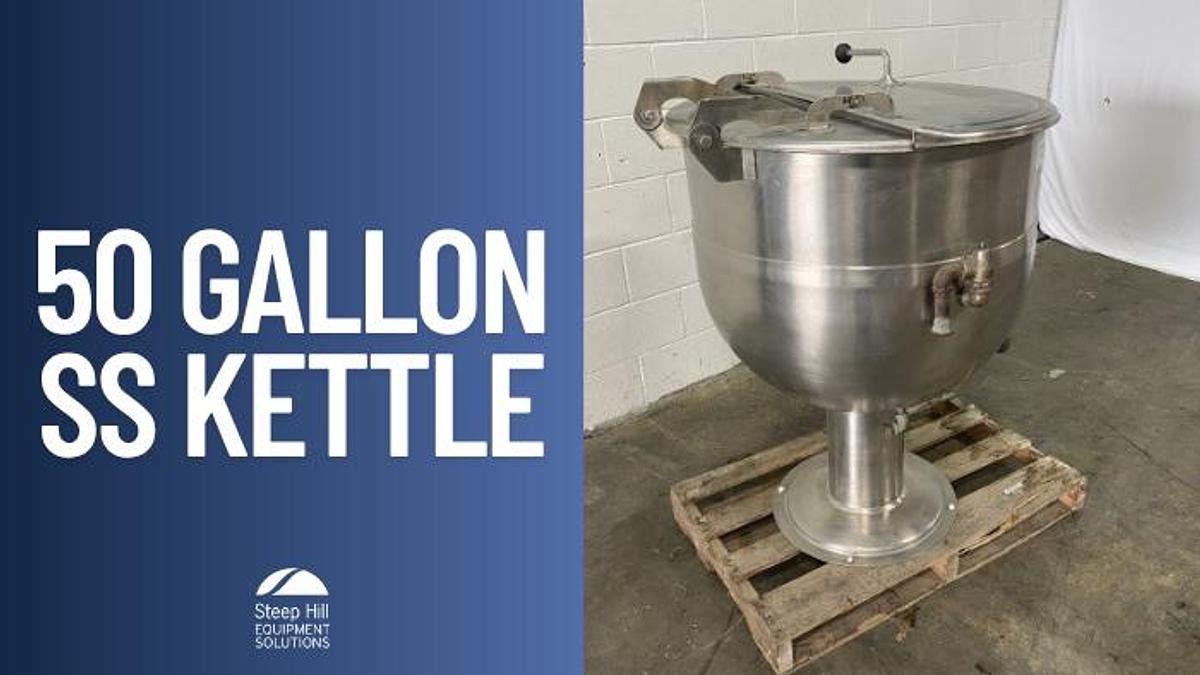 Used Legion 50 Gallon SS Kettle