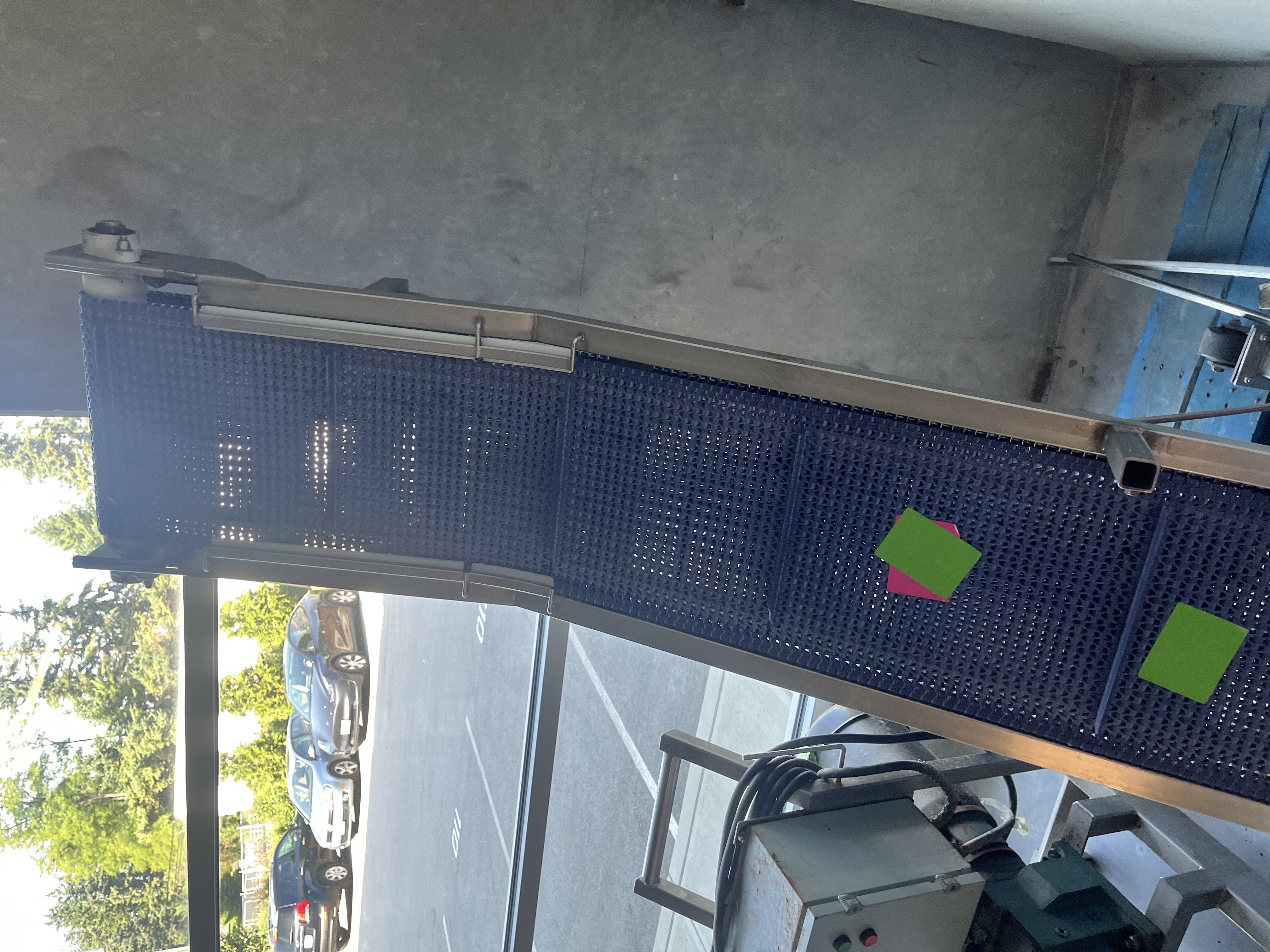 Used Cleated Incline Conveyor