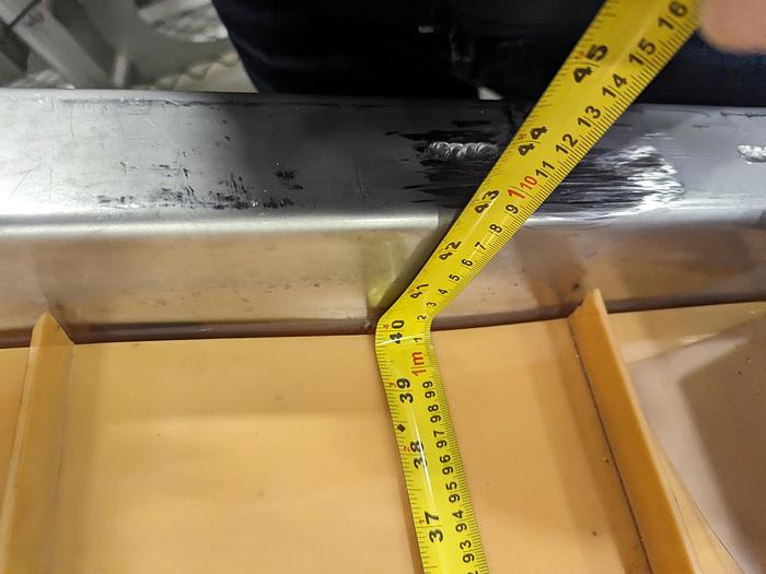 Used Solid Cleated Belt Incline Conveyor