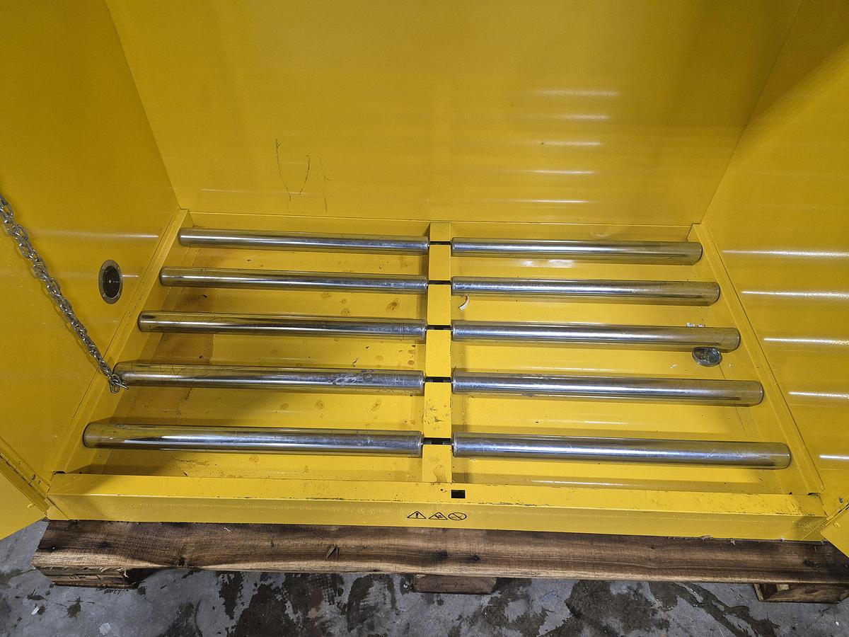 Used Global Industrial Flammable Liquid Storage Cabinet