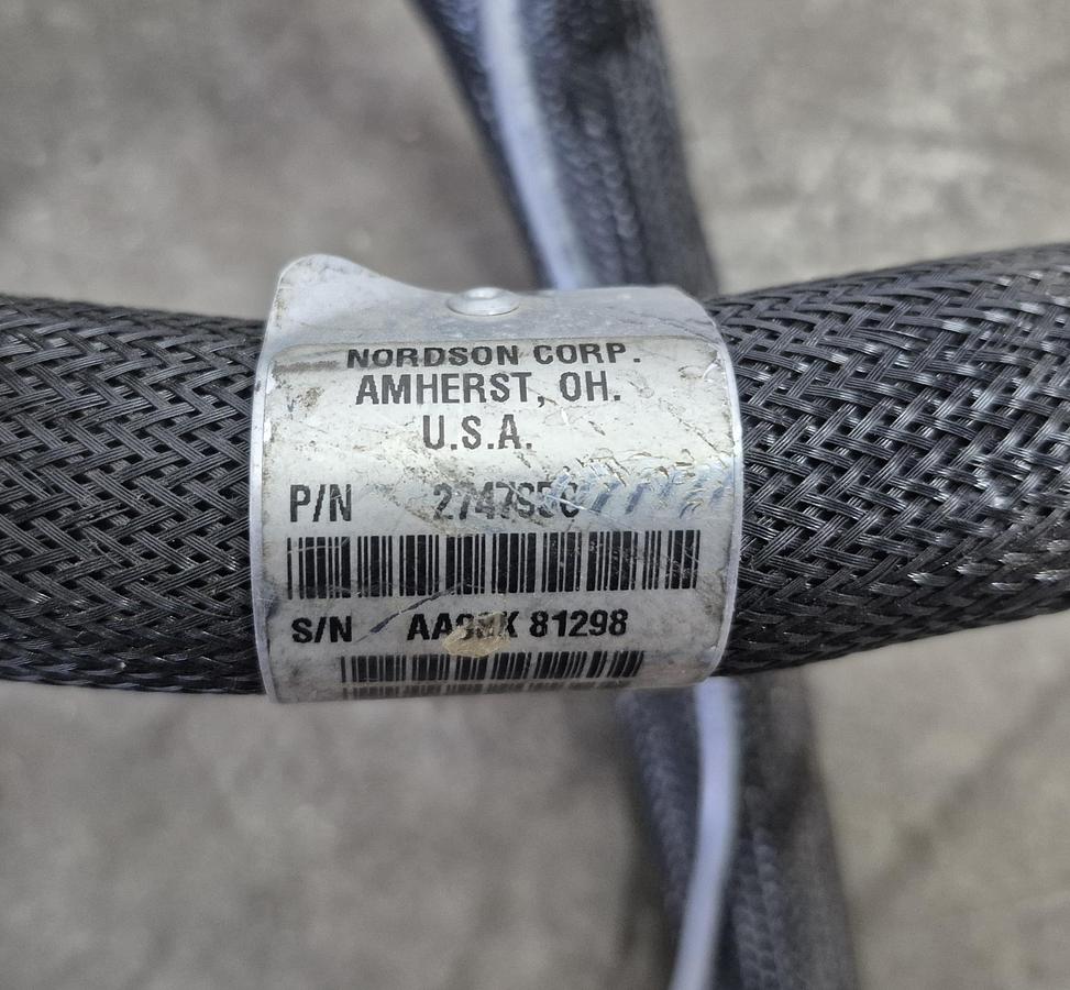 Used Nordson 12ft Heated Hot Melt Glue Hose