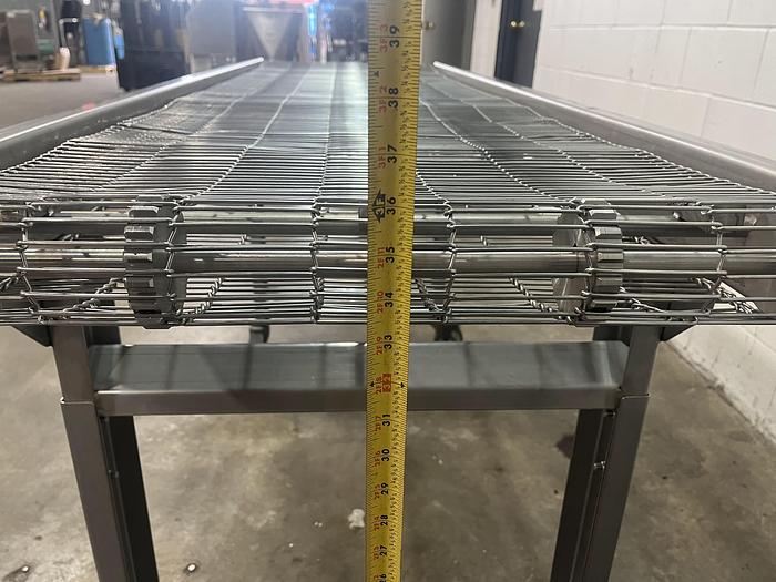Used New Wave 6'L Wire Mesh Conveyor