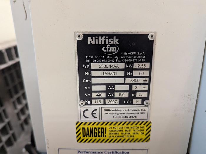 Used Nilfisk CFM Industrial Dust Collector