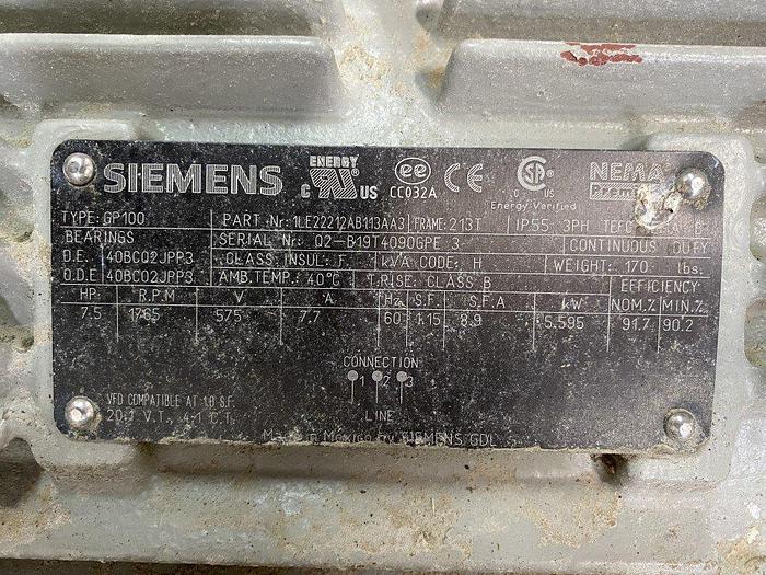 Used Kice FC11W8 Centrifugal Fan