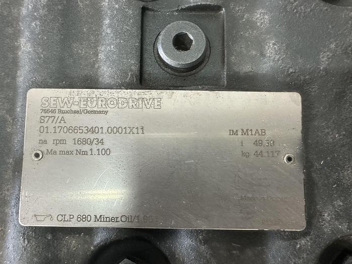 Used Sew-Eurodrive 5 HP Motor w/ Gear Reducer