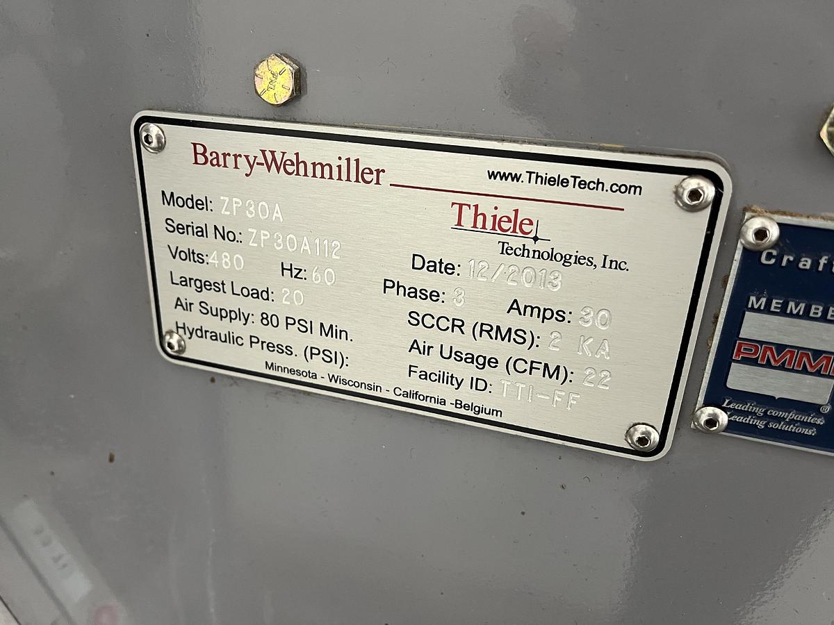 Used Thiele ZP30A Box Former