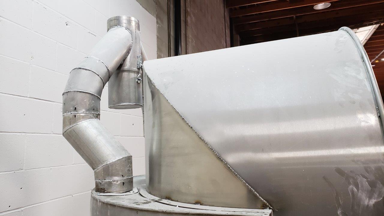 Used WAM Single Shaft Screw Feeder with Hopper