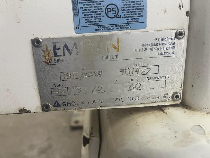 Used Emcan 400Qt Spiral Mixer