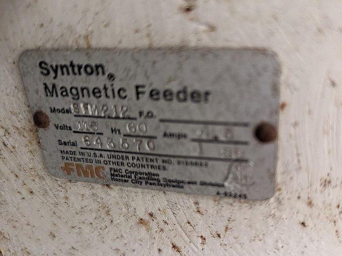 Used Syntron Vibratory Feeder With Hopper