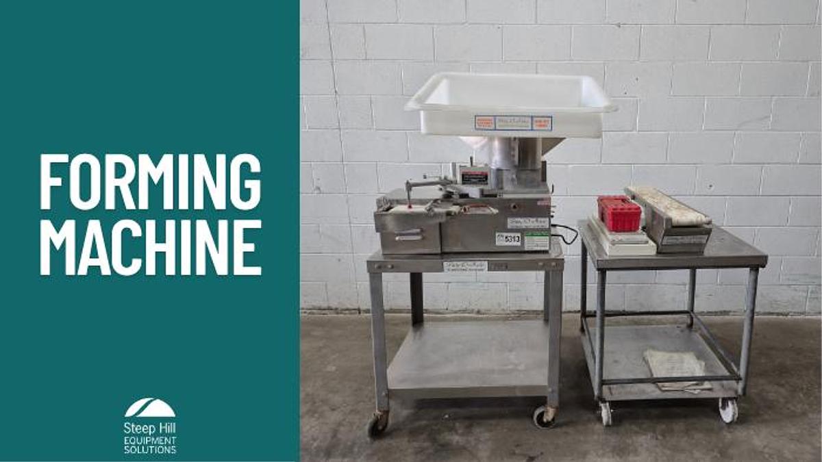 Used Patty-O-Matic CC35 Food Former & Stacker Conveyor Station