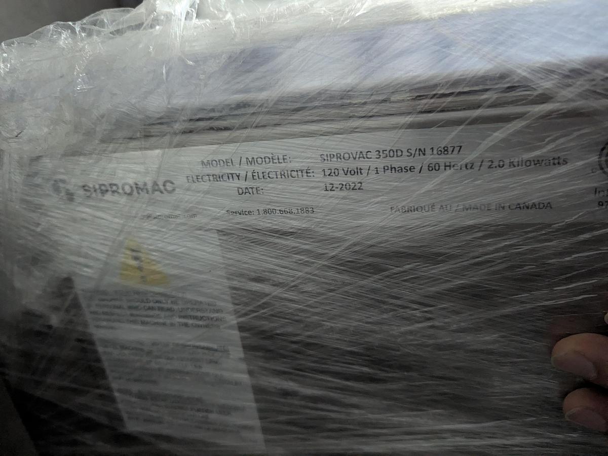 Used Sipromac 350D Vacuum Sealer with Stand