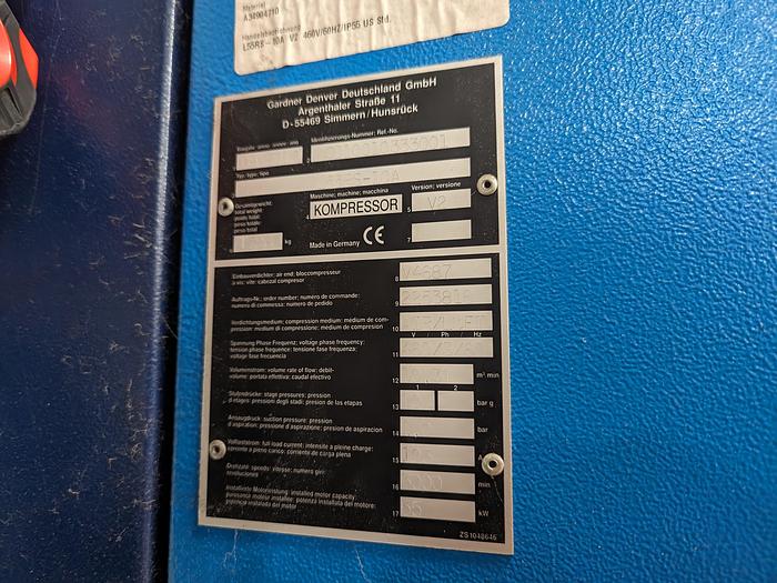 Used CompAir Rotary Screw Compressor 