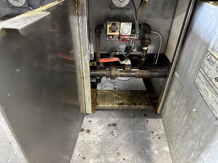 Used Quest Double Deep Fryer with Filtration