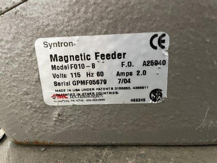 Used FMC Syntron F010-B Vibratory Feeder
