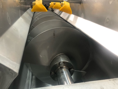 Used DTS Produce Corkscrew Wash Tank